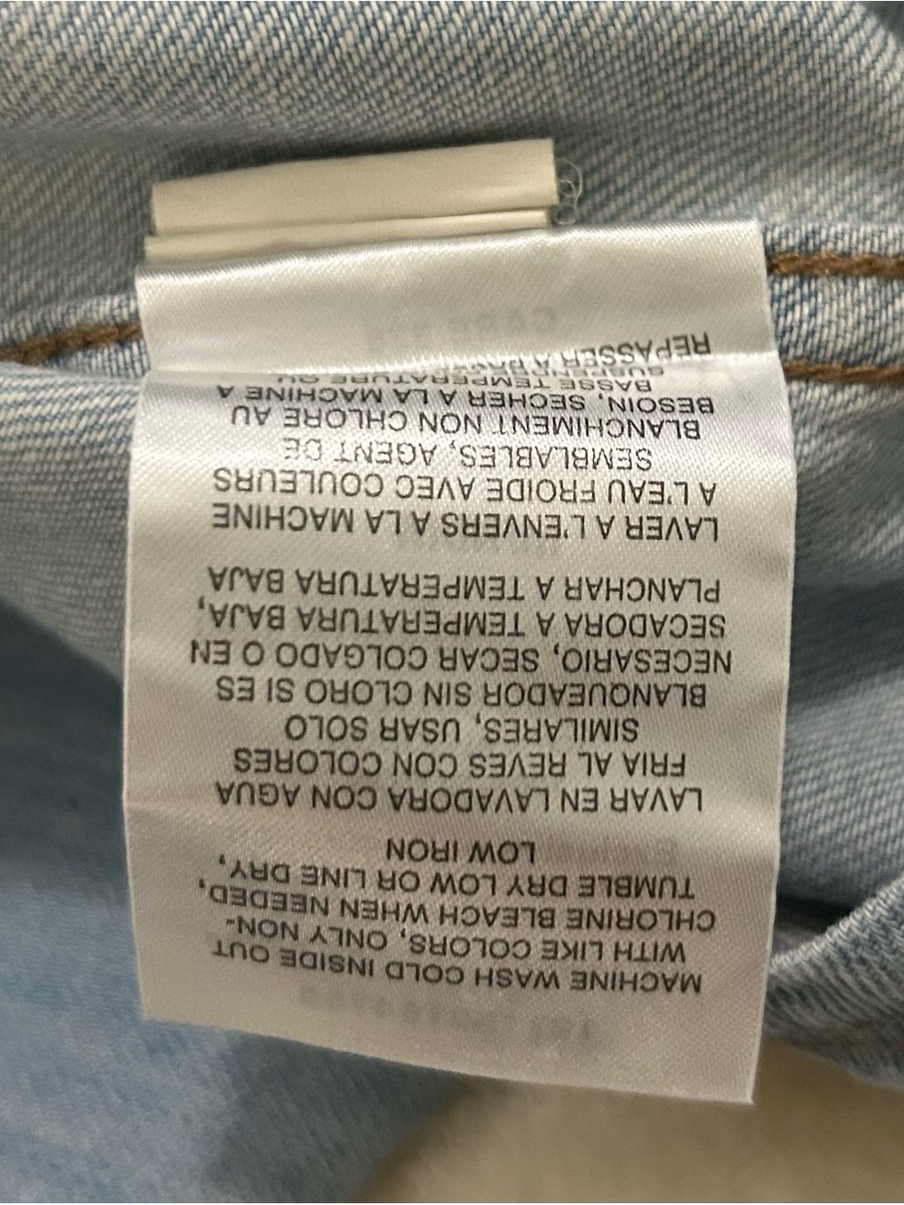 Wrangler Light Wash Denim Western Shirt - Picture 7 of 7